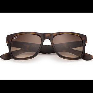 Ray-ban Justin matte tortoise sunglasses